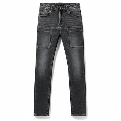 🔥50% OFF👖Men’s Slim Fit 6-Pocket Jeans+Belt