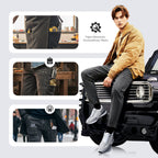 🔥50% OFF👖Men’s Slim Fit 6-Pocket Jeans+Belt