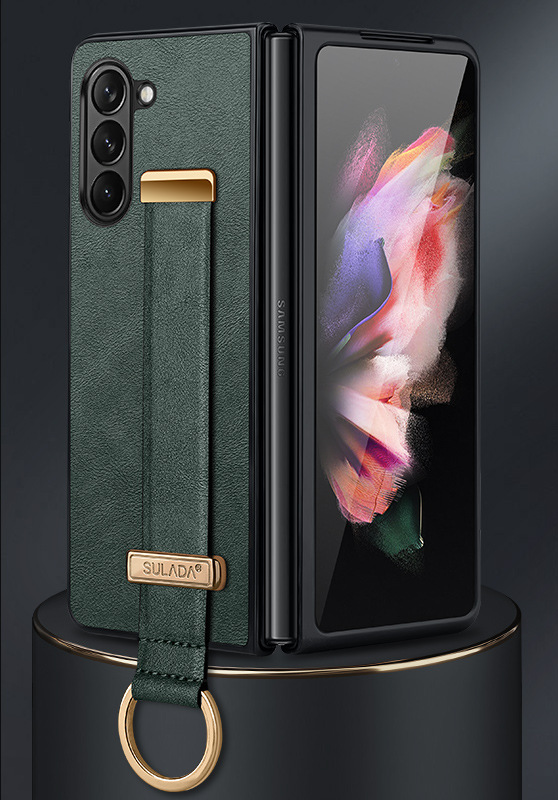 High-Grade Italian Calf Leather Case Cover for Samsung Fold Series