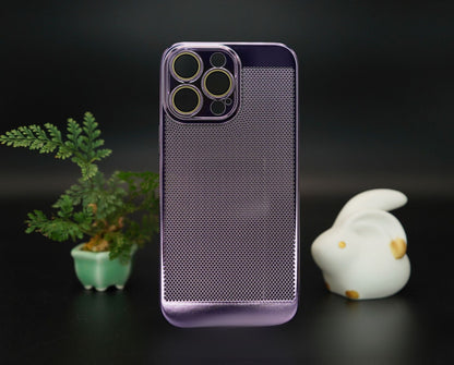 Metal Breathable Mesh Case Cover for iPhone