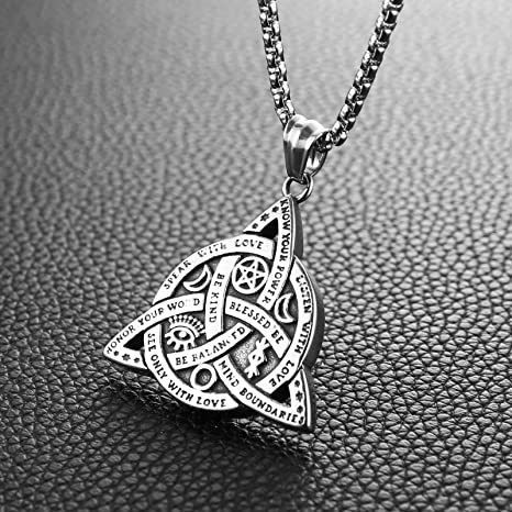 🎁🔥Last Day ✨Handmade Sterling Silver Vintage Celtic Knot Pendant Necklace🎁