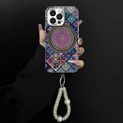 Purple-Toned Multicoloured Lotus Flower Case Cover for iPhone -🎁Buy 2 items 2nd get 50% off