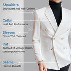 👑✨Men's Casual Double-Breasted Premium Blazer