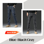 🔥50% OFF👖Men’s Slim Fit 6-Pocket Jeans+Belt