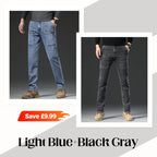 🔥50% OFF👖Men’s Slim Fit 6-Pocket Jeans+Belt