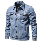 Men's Casual Button Down Denim Jacket