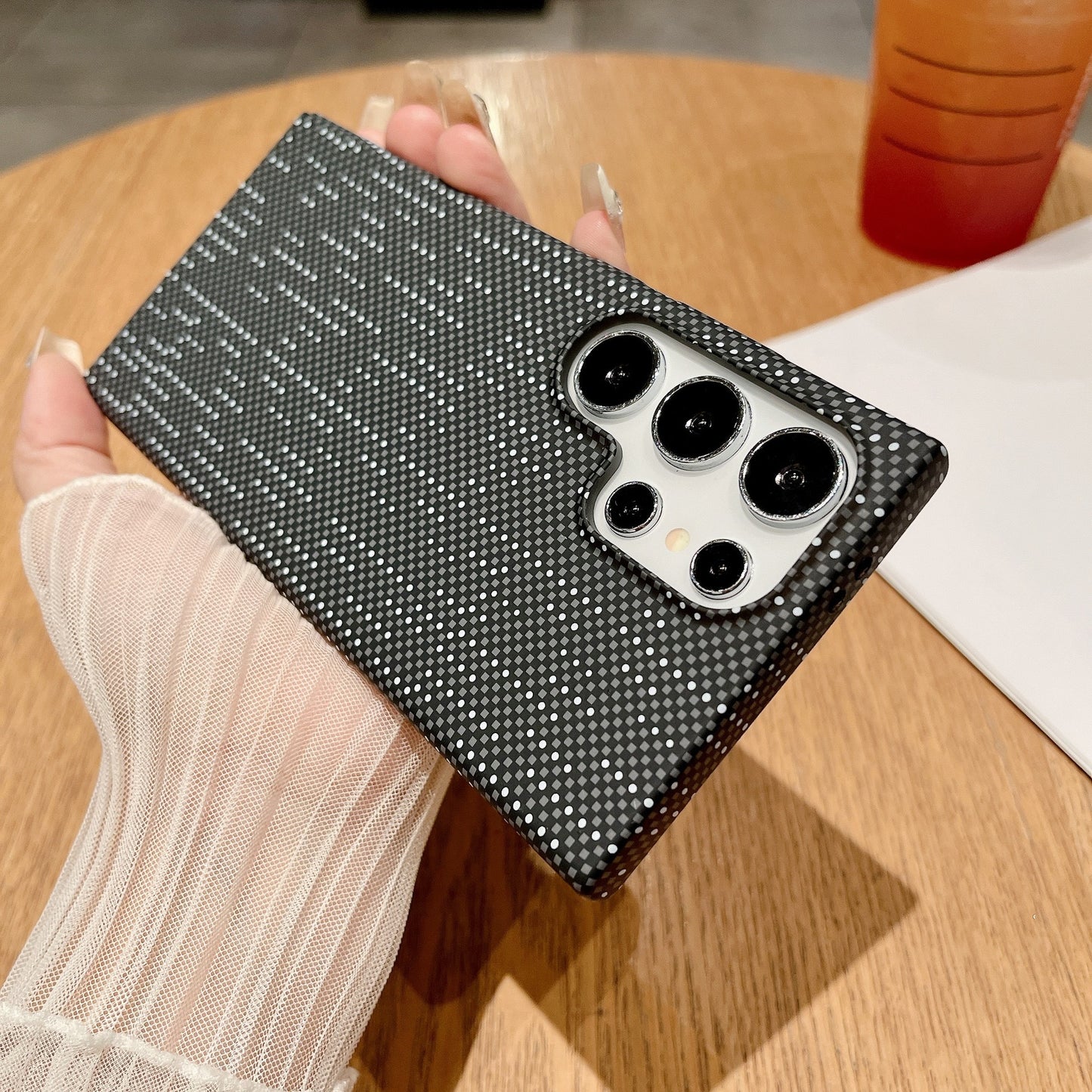 Kevlar Carbon Fibre Hard Case Cover for Samsung S Series