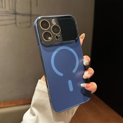 Large-View Frosted Magnetic Case Cover for iPhone