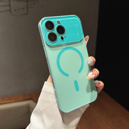 Large-View Frosted Magnetic Case Cover for iPhone