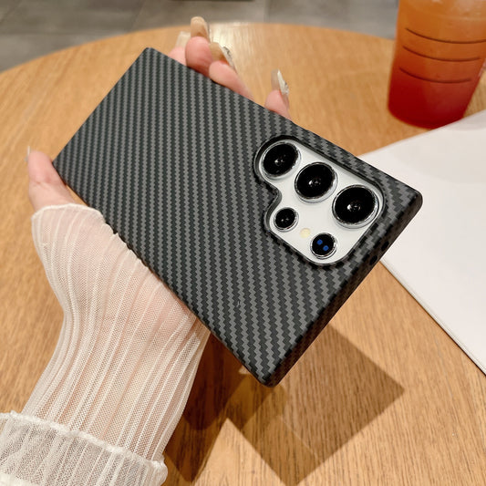 Kevlar Carbon Fibre Hard Case Cover for Samsung S Series