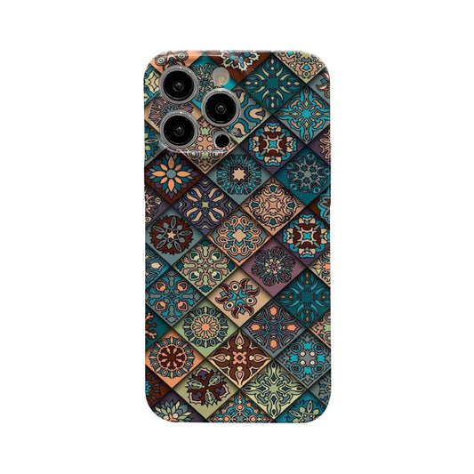 Retro Totem Print Case Cover for iPhone
