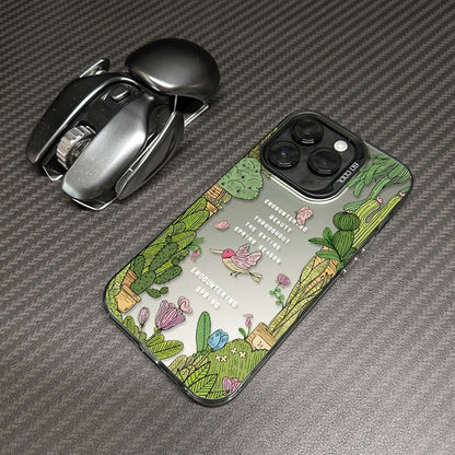Summer Limited Edition |Potted Plants | Flowers and Birds | Oasis |Printed Case Cover For iPhone