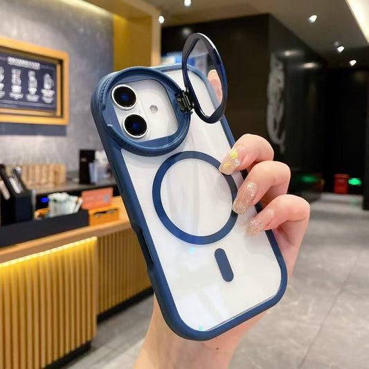 Creative Circular Frame Magnetic Case Cover for iPhone