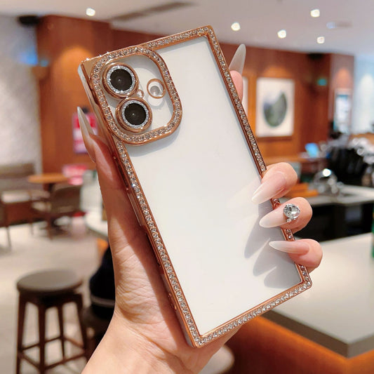 Luxury Diamond-Encrusted Case Cover for iPhone