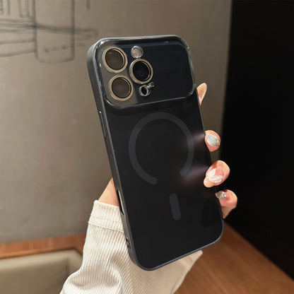 Large-View Frosted Magnetic Case Cover for iPhone