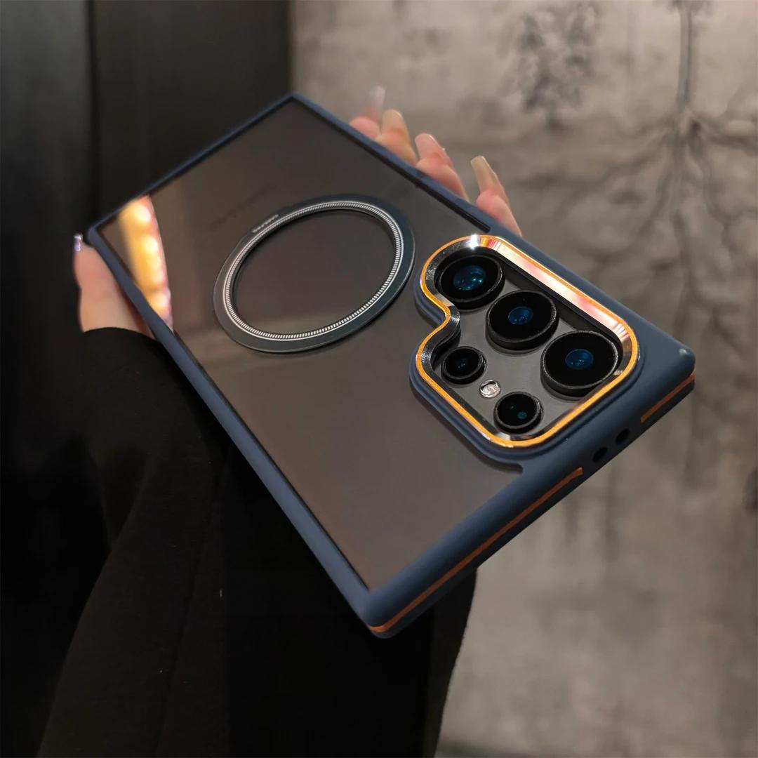 Two-Tone Metal Frame Case Cover for Samsung S Series