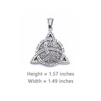 🎁🔥Last Day ✨Handmade Sterling Silver Vintage Celtic Knot Pendant Necklace🎁