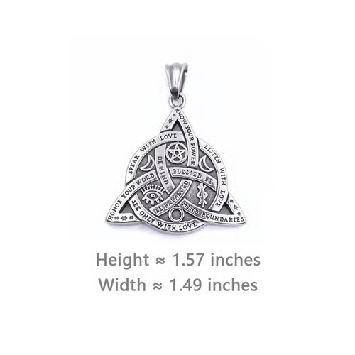 🎁🔥Last Day ✨Handmade Sterling Silver Vintage Celtic Knot Pendant Necklace🎁
