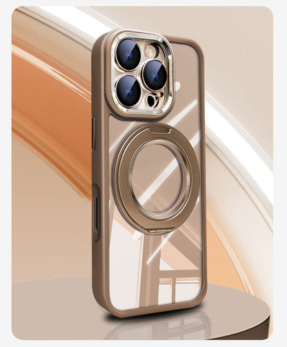 Durable Acrylic Plate & Detachable Lens Frame  Case Cover for iPhone