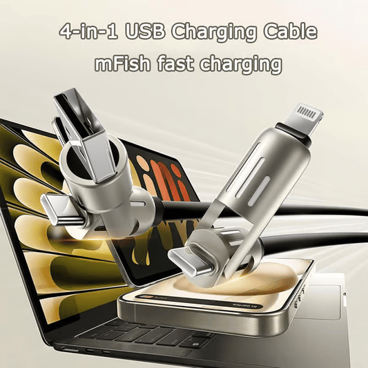 🔥Last Day 49% OFF🔥 - 4-in-1 USB Charging Cable mFish fast charging MAX 240W