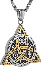🎁🔥Last Day ✨Handmade Sterling Silver Vintage Celtic Knot Pendant Necklace🎁