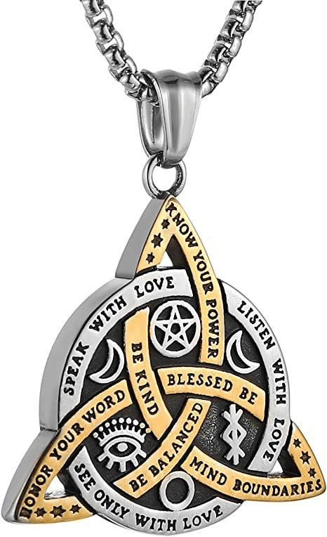 🎁🔥Last Day ✨Handmade Sterling Silver Vintage Celtic Knot Pendant Necklace🎁