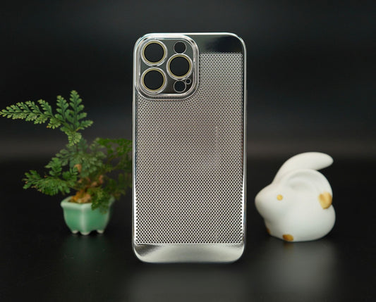 Metal Breathable Mesh Case Cover for iPhone