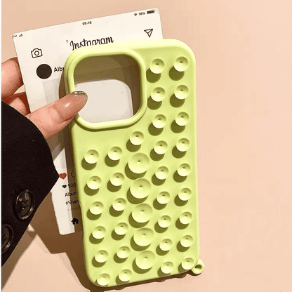 Cute Suction Cup Case Cover for iPhone
