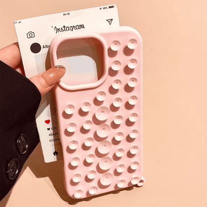Cute Suction Cup Case Cover for iPhone