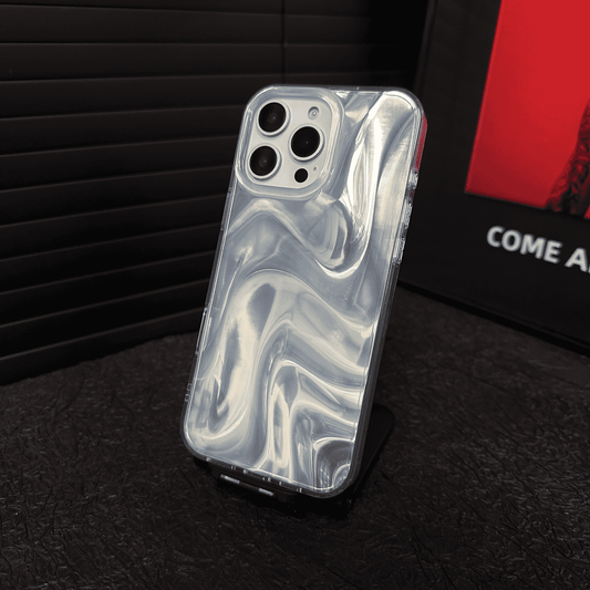 Gilded Silk Brocade Ink-Dyed Case Cover for iPhone