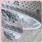 🔥 Gradient Color Plush Floor Mat