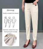 🥰Women's Elastic Waist Cotton Pants