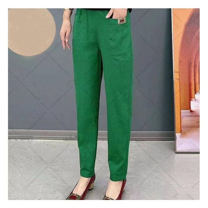 🥰Women's Elastic Waist Cotton Pants
