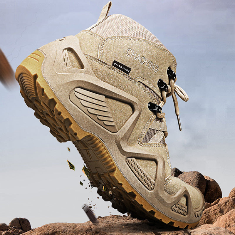 🥾Military-Grade Outdoor Work Boots/Waterproof & Slip-Resistant & Puncture-Resistant