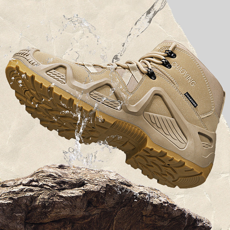 🥾Military-Grade Outdoor Work Boots/Waterproof & Slip-Resistant & Puncture-Resistant