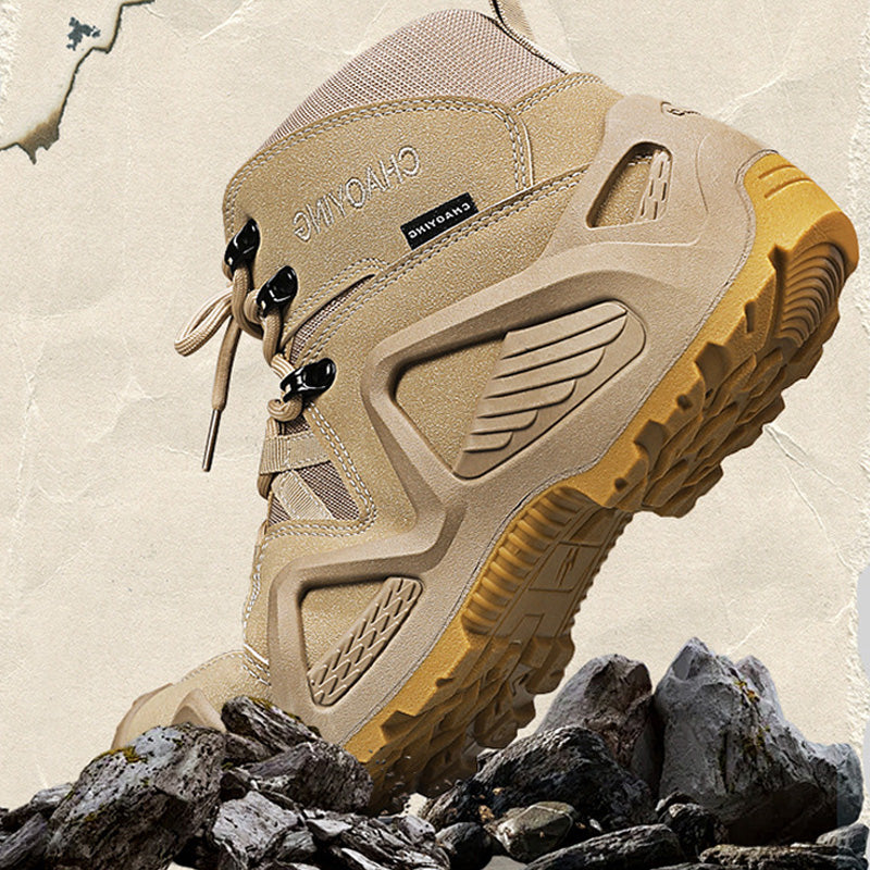 🥾Military-Grade Outdoor Work Boots/Waterproof & Slip-Resistant & Puncture-Resistant