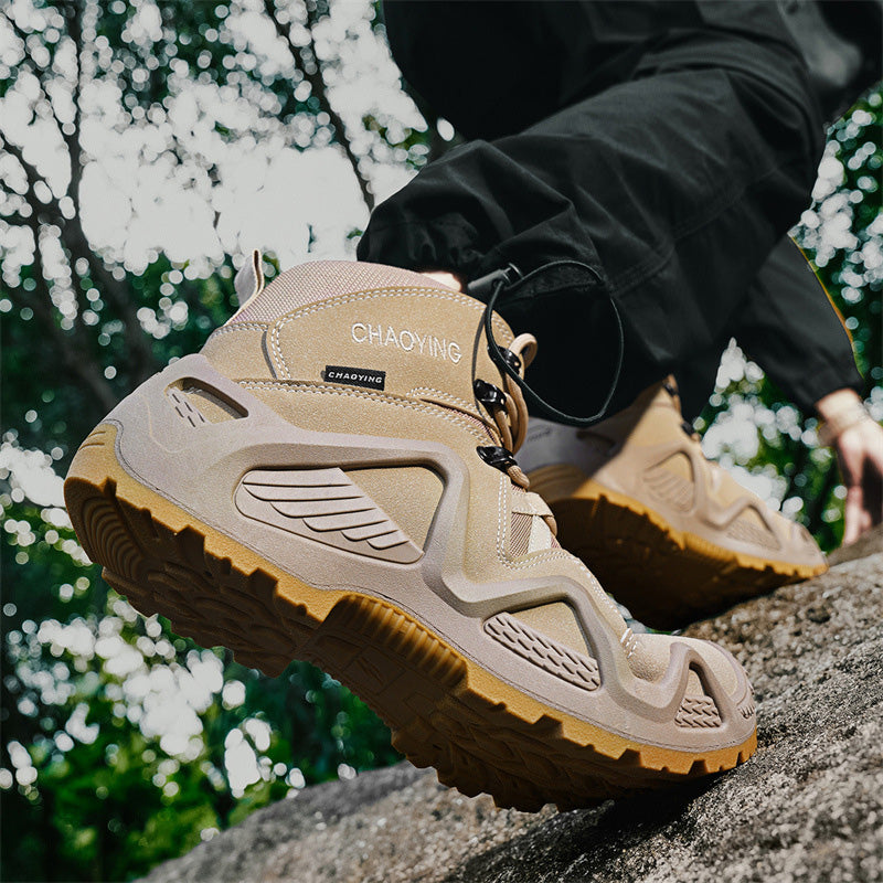 🥾Military-Grade Outdoor Work Boots/Waterproof & Slip-Resistant & Puncture-Resistant