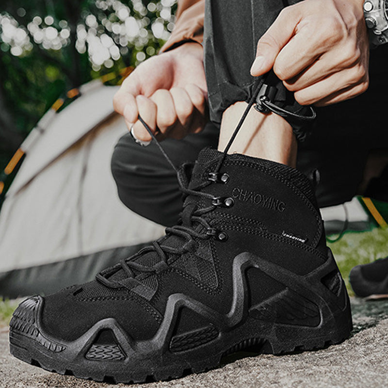 🥾Military-Grade Outdoor Work Boots/Waterproof & Slip-Resistant & Puncture-Resistant