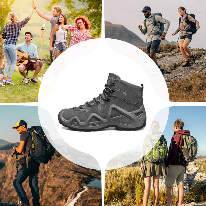 🥾Military-Grade Outdoor Work Boots/Waterproof & Slip-Resistant & Puncture-Resistant