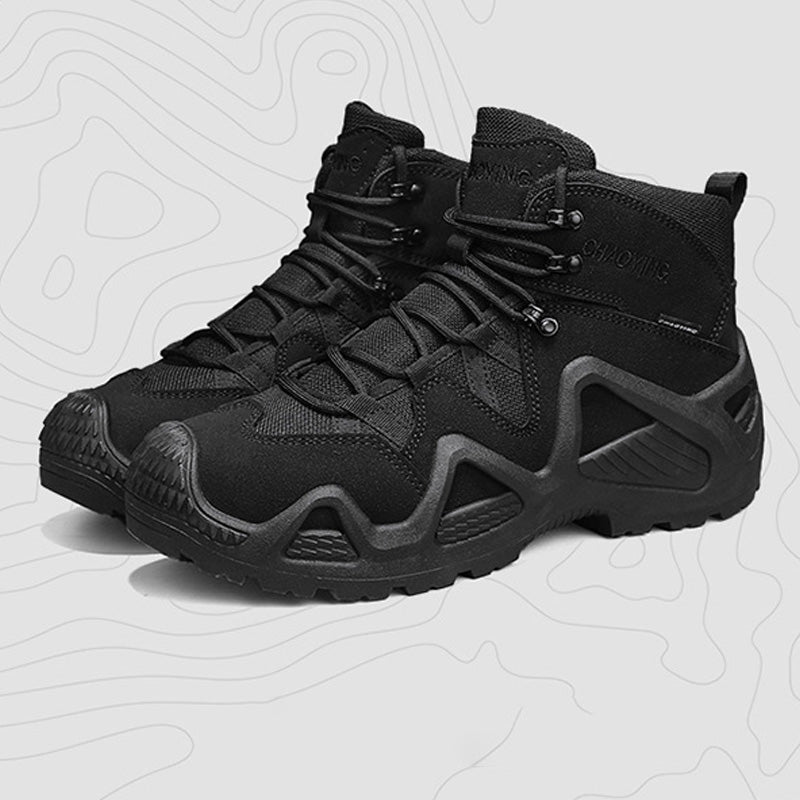 🥾Military-Grade Outdoor Work Boots/Waterproof & Slip-Resistant & Puncture-Resistant
