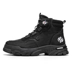 ⏰Men's outdoor swivel buckle work shoes（Waterproof, Anti-slip,Comfortable and Breathable）