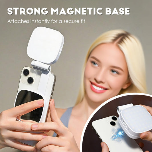 3-in-1 Portable Magnetic Selfie Light for Phone (Super Strong Magnetic Attraction🧲 & Order NOW Enjoy FREE SHIPPING🚀)