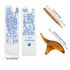 🤰Reflexology Foot Massage Socks with Acupoint Chart👣