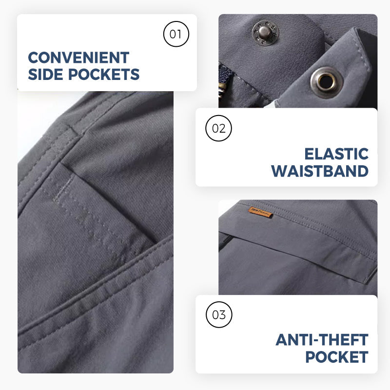 💥Limited time offer: £18 off🧗‍♂️Men's comfortable multi-pocket outdoor multi-functional pants