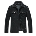 🎉Free shipping ✈️Men’s Premium Cozy Plaid Pattern Suede Jacket