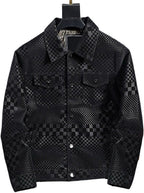 🎉Free shipping ✈️Men’s Premium Cozy Plaid Pattern Suede Jacket