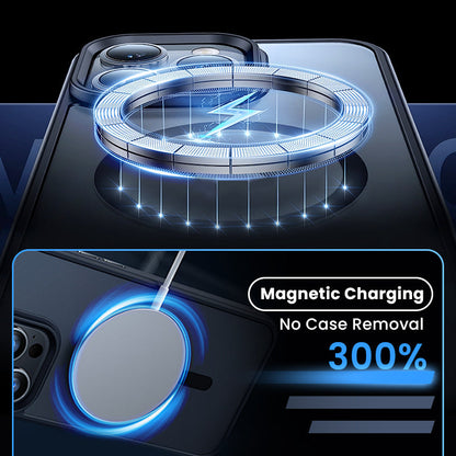 Translucent Shockproof Magnetic iPhone Case