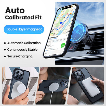 Translucent Shockproof Magnetic iPhone Case