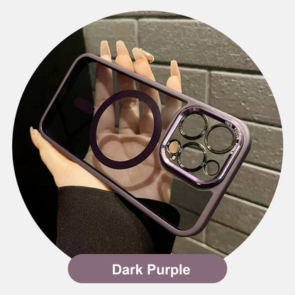 Translucent Shockproof Magnetic iPhone Case