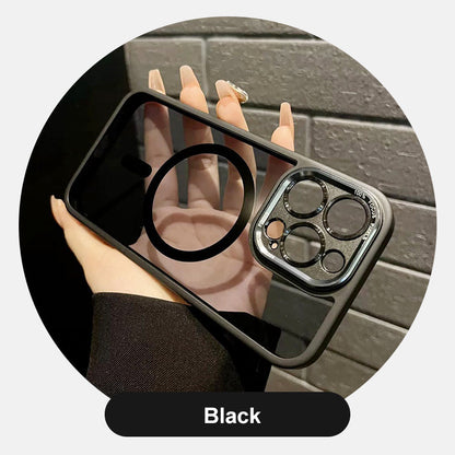 Translucent Shockproof Magnetic iPhone Case